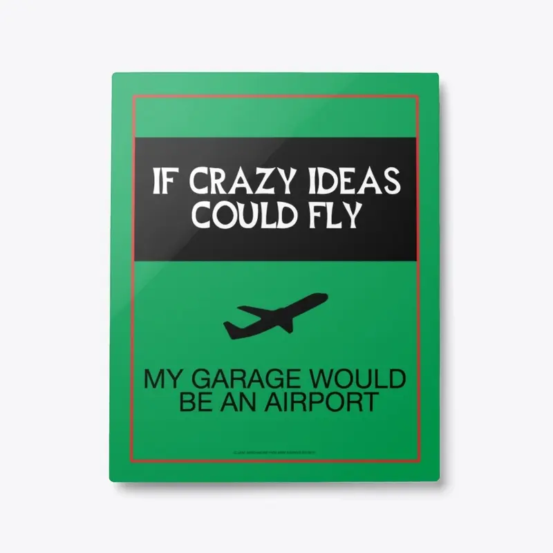 GARAGE MOTTO: IF CRAZY IDEAS COULD FLY